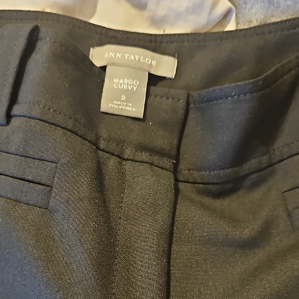 Ann Taylor Black Tailored Pantsuit